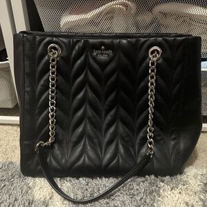 Kate Spade Black Quilted Bag